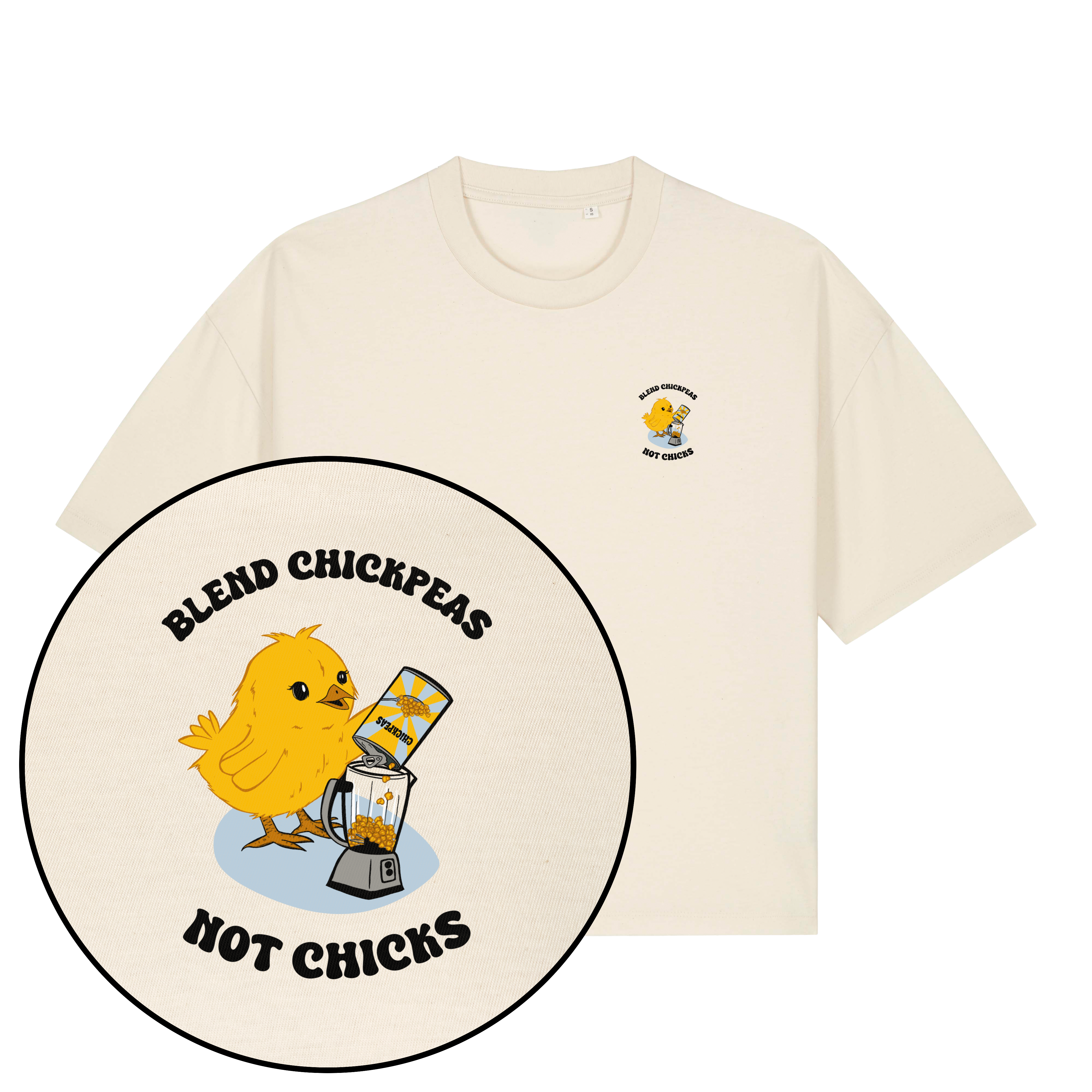 Blend Chickpeas Not Chicks Women's Boxy T-Shirt