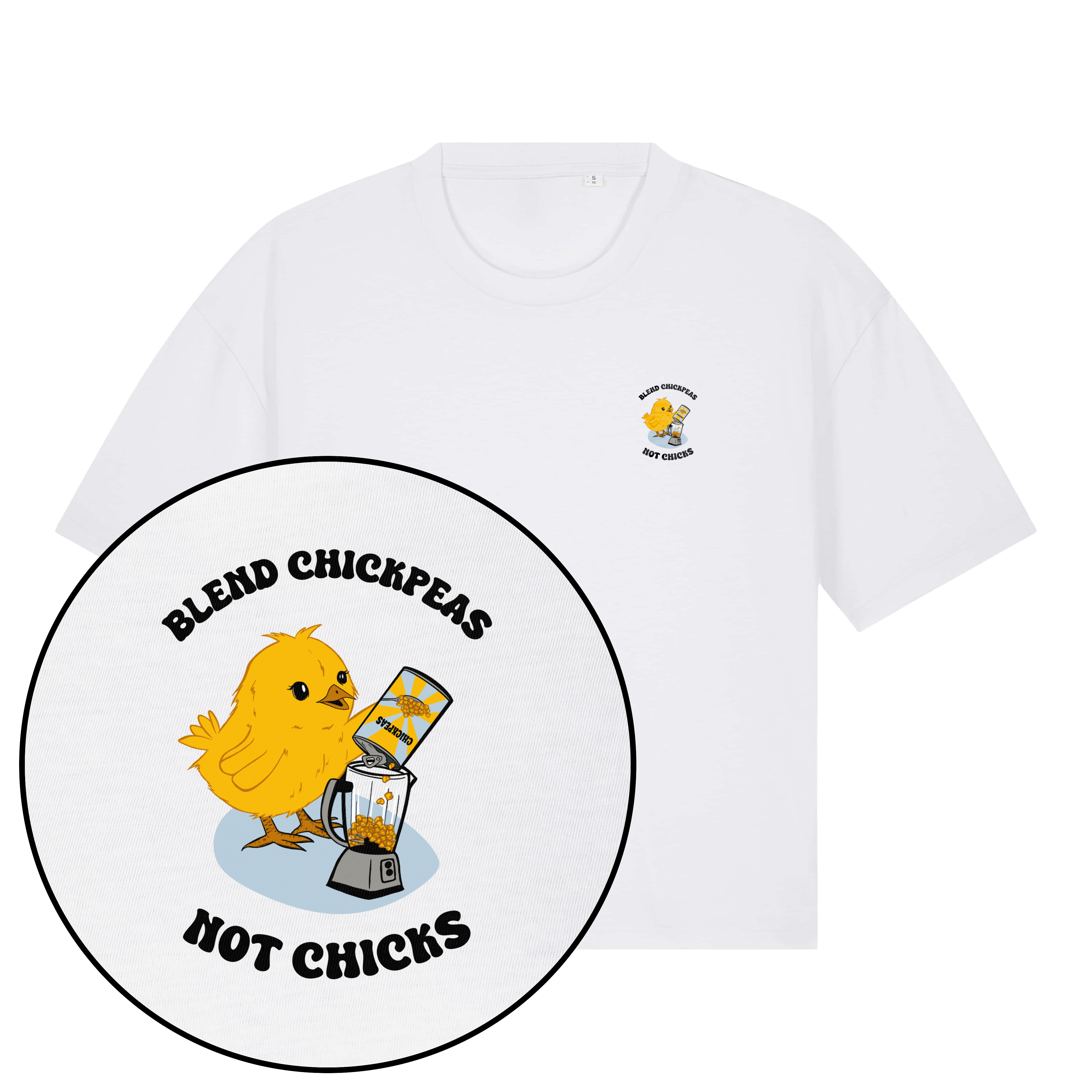Blend Chickpeas Not Chicks Women's Boxy T-Shirt
