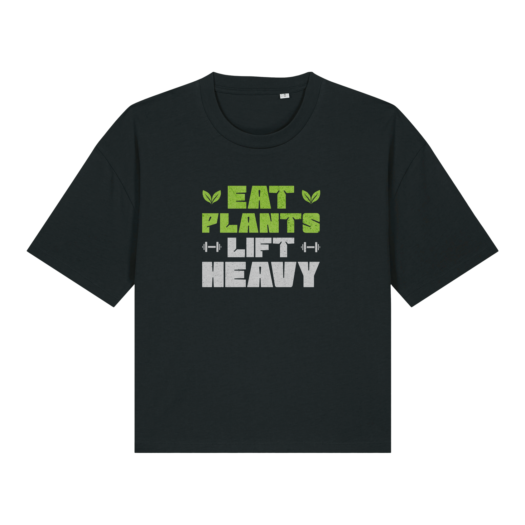 Eat Plants Lift Heavy Women's Boxy T-Shirt
