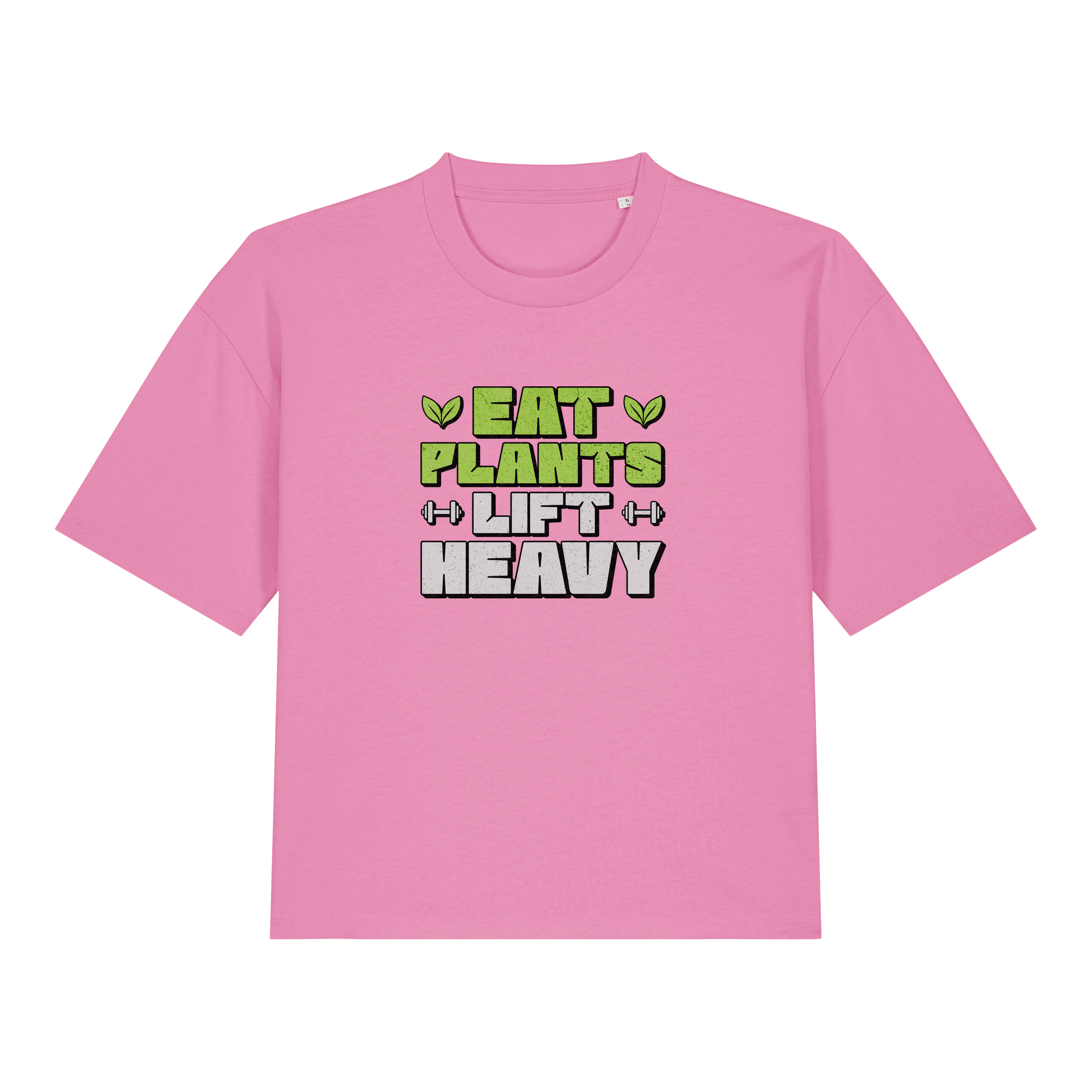 Eat Plants Lift Heavy Women's Boxy T-Shirt