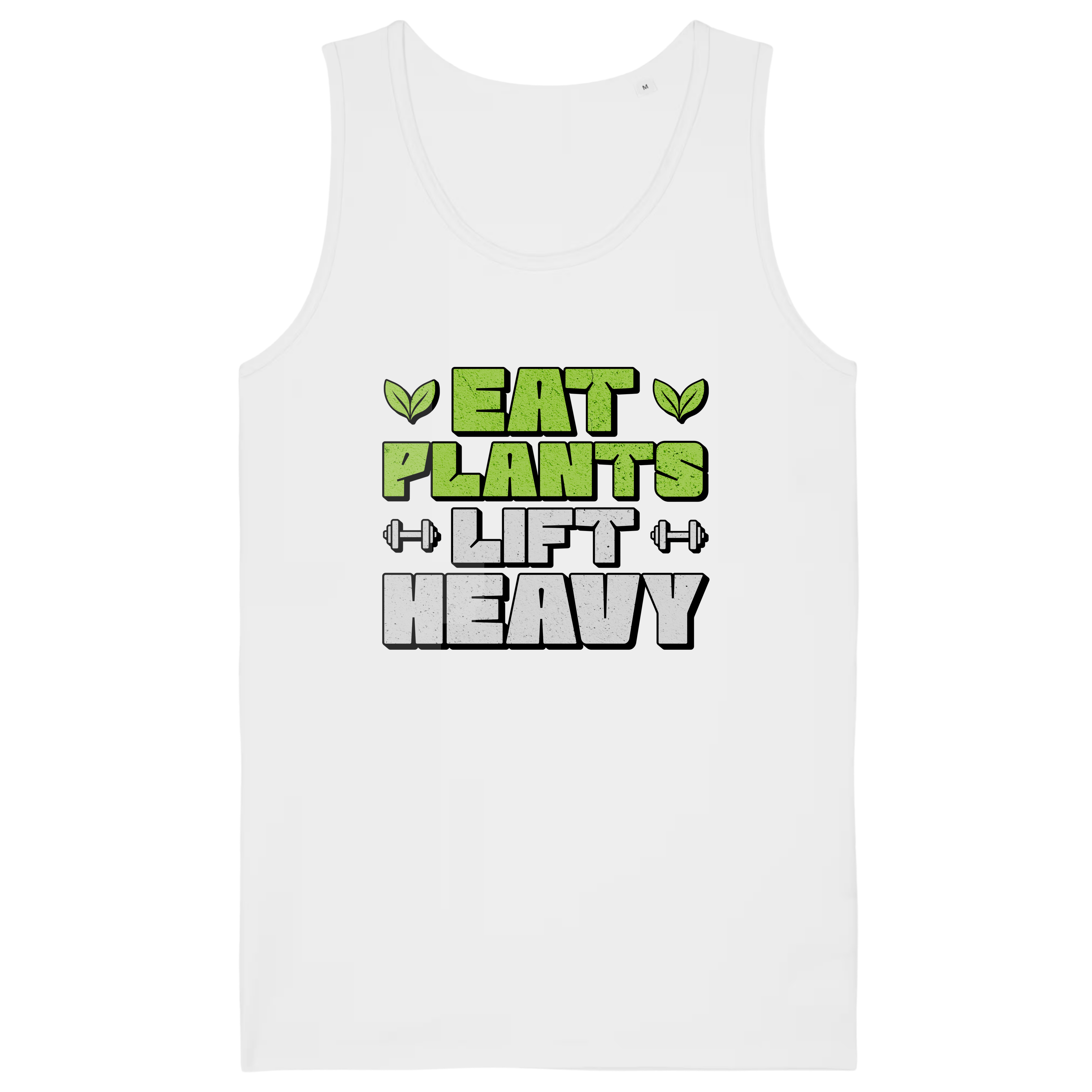 Eat Plants Lift Heavy Men's Tank Top