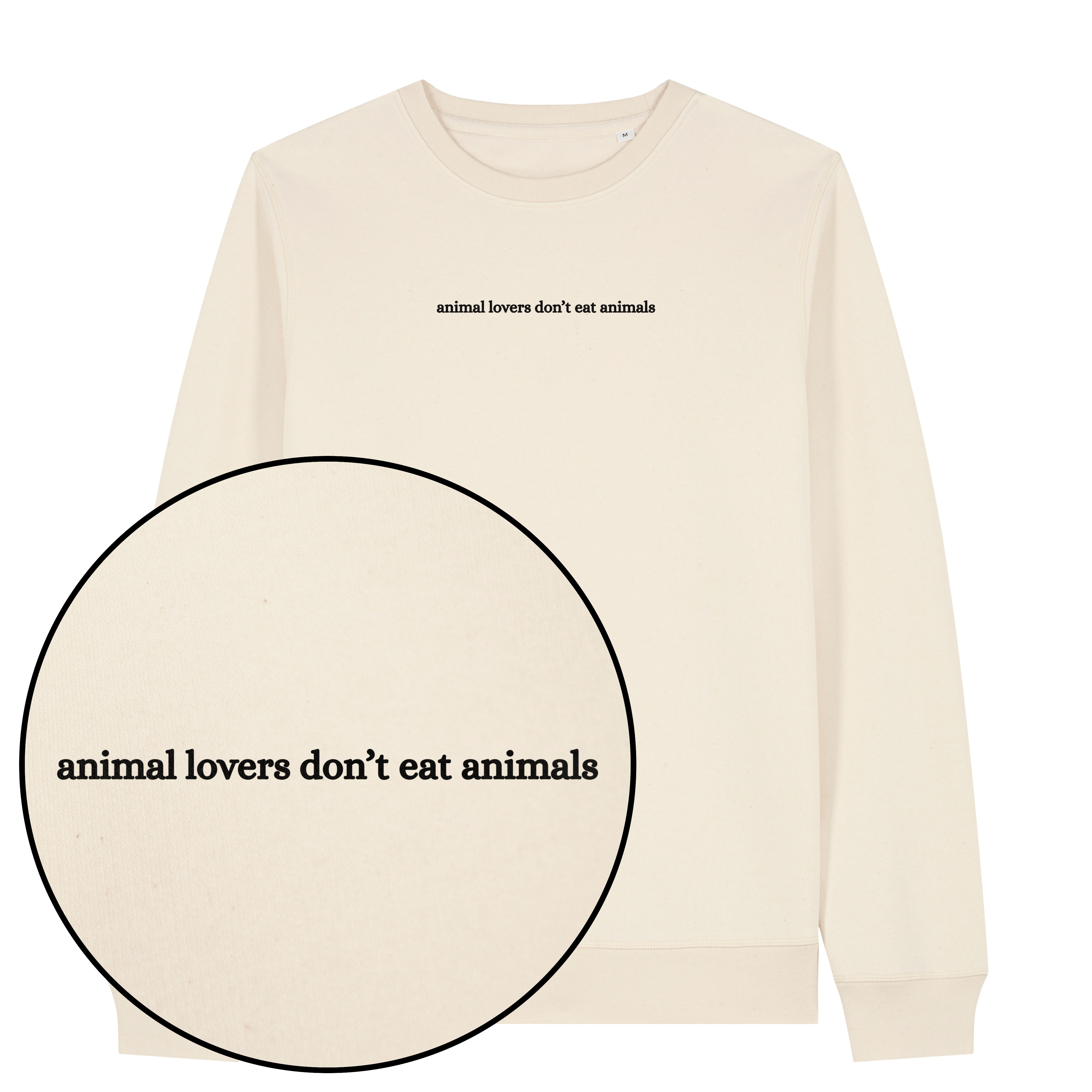 Animal Lovers Don't Eat Animals Sweatshirt