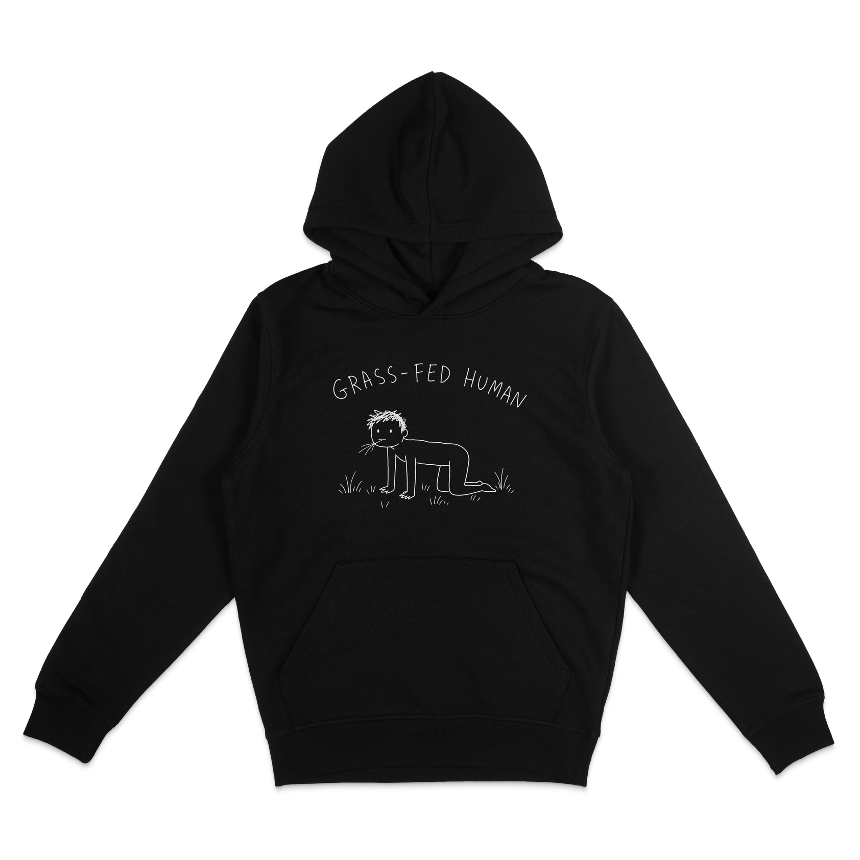 Grass-Fed Human Hoodie