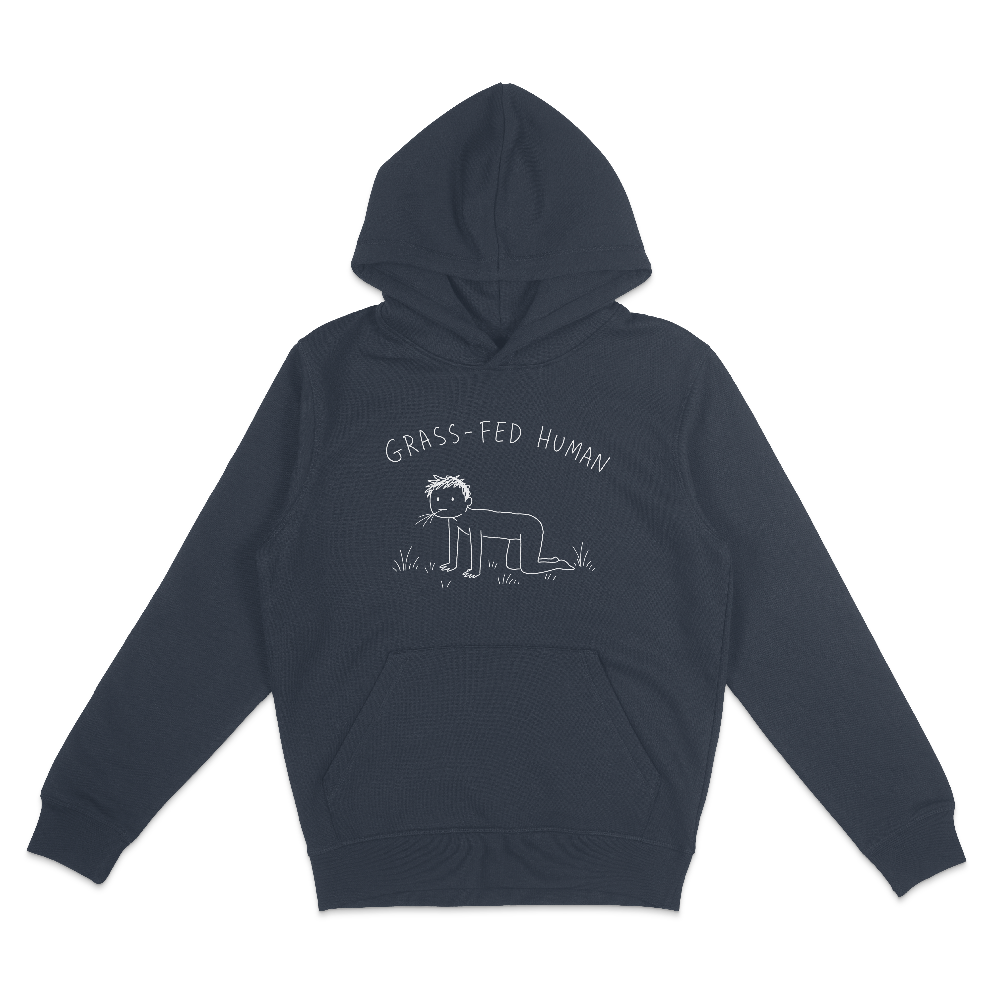 Grass-Fed Human Hoodie