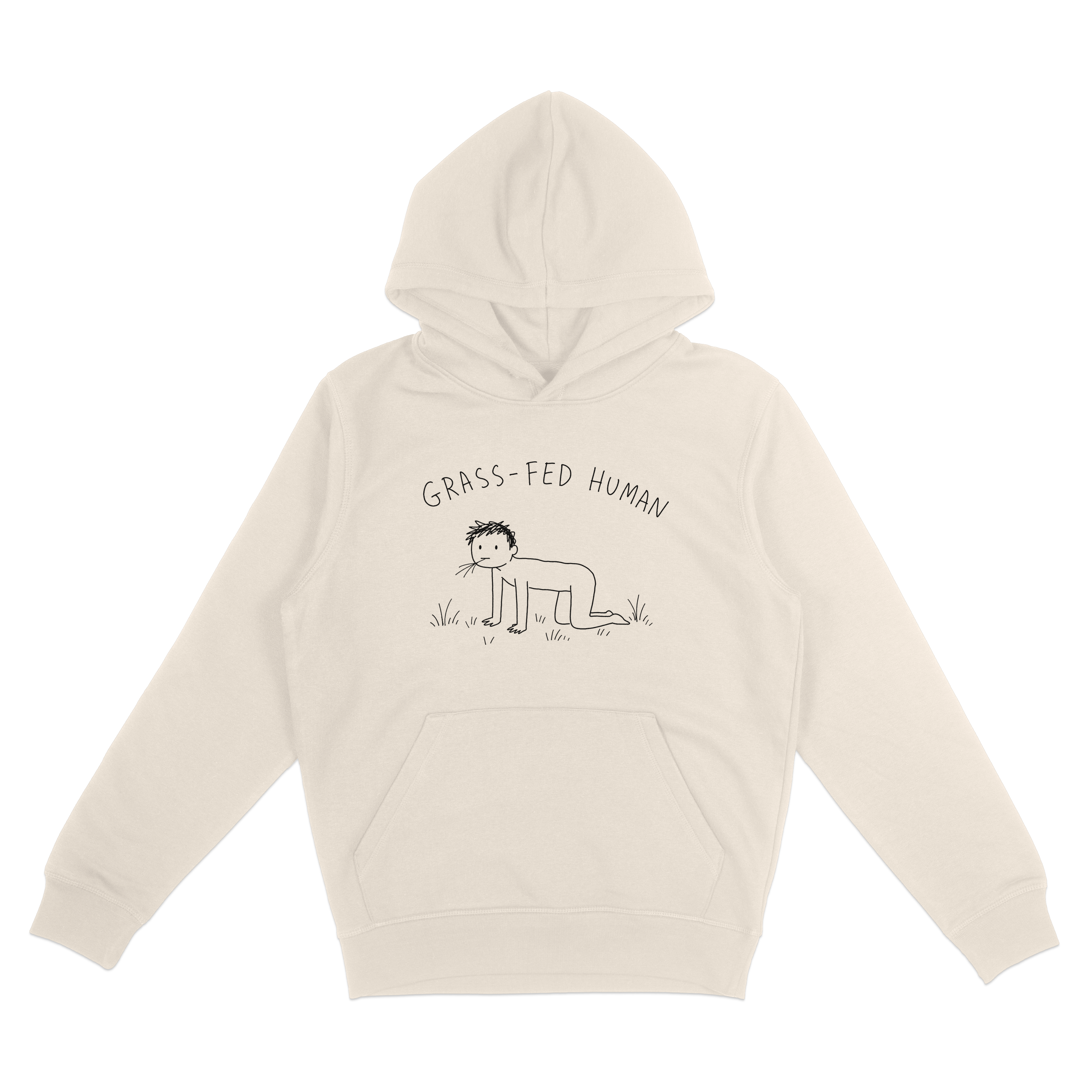 Grass-Fed Human Hoodie