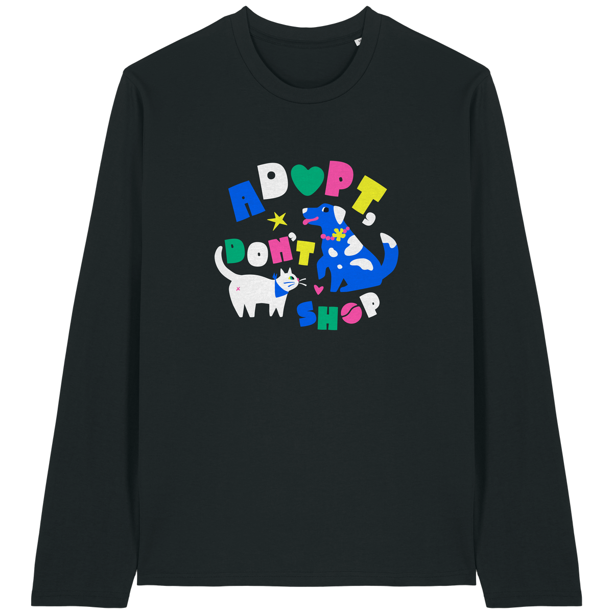 Adopt Don't Shop Long Sleeve T-Shirt