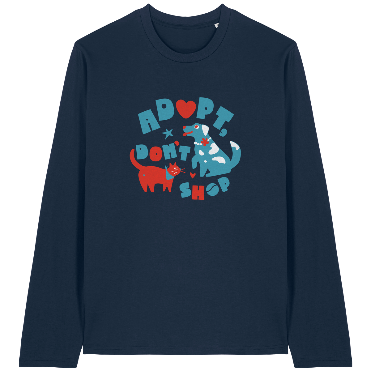Adopt Don't Shop Long Sleeve T-Shirt
