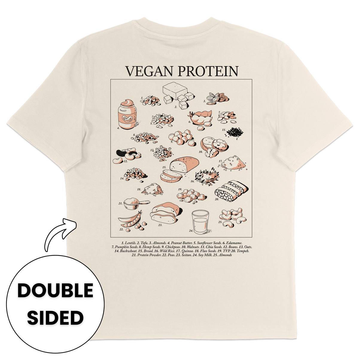 Vegan Protein Streetwear T-Shirt