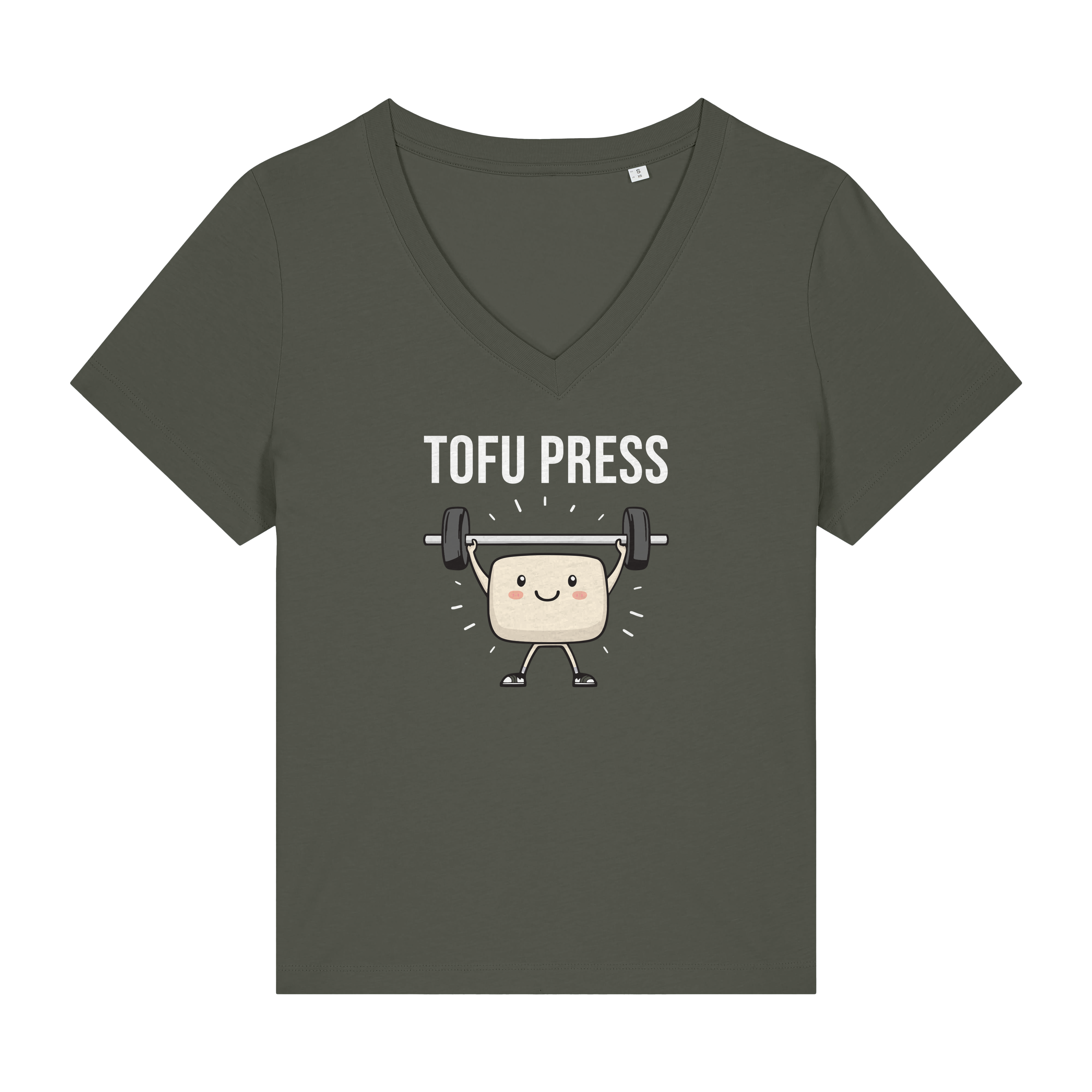 Tofu Press Women's V Neck T-Shirt