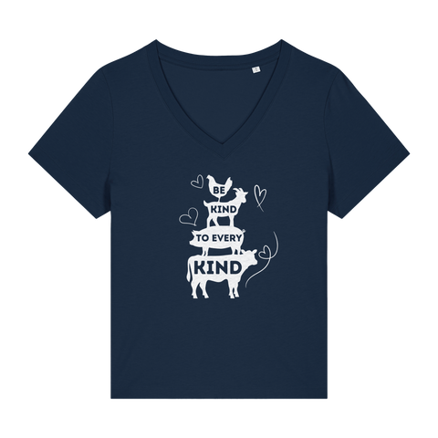 Be Kind To Every Kind Women's V Neck T-Shirt