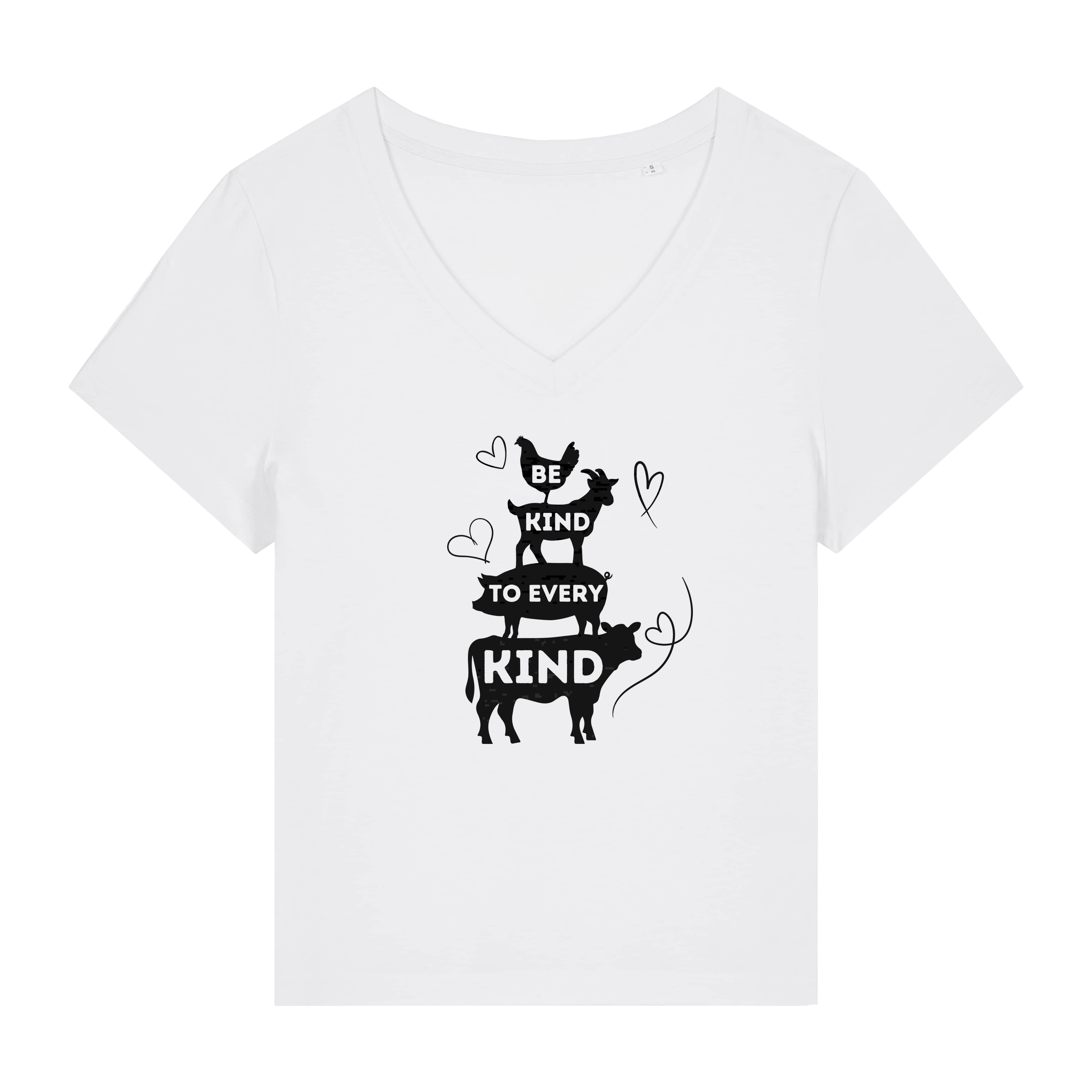 Be Kind To Every Kind Women's V Neck T-Shirt