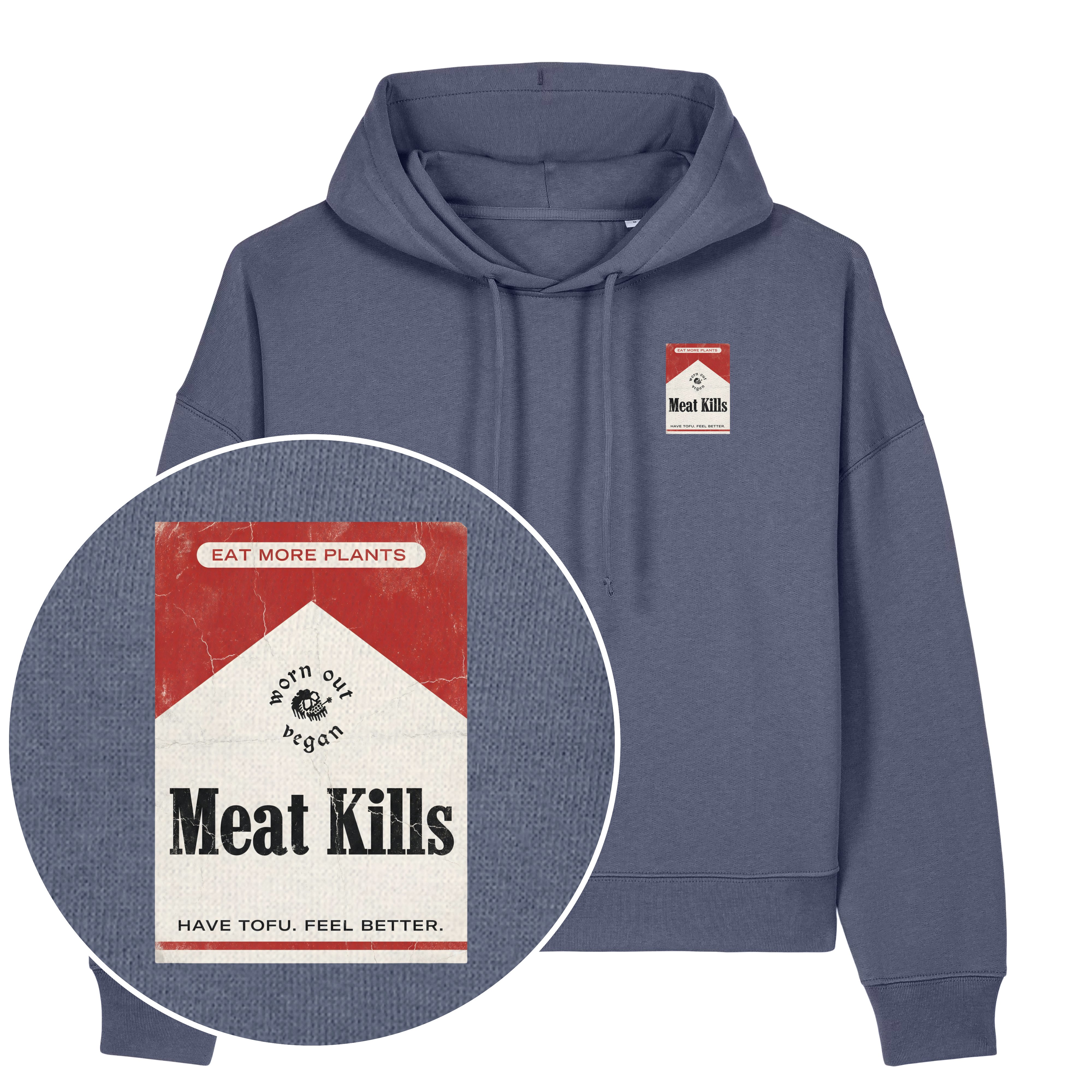 Meat Kills Women's Hoodie