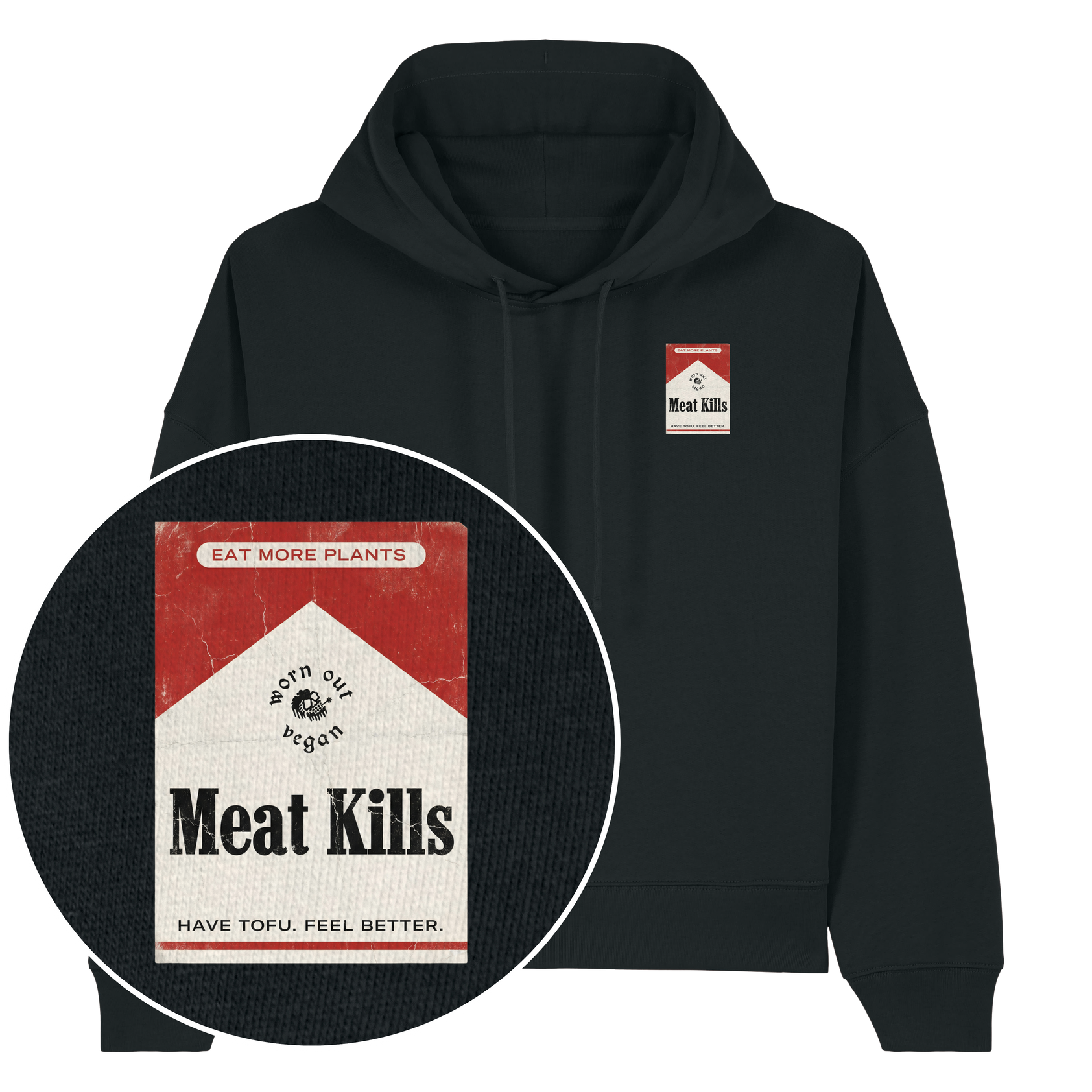 Meat Kills Women's Hoodie