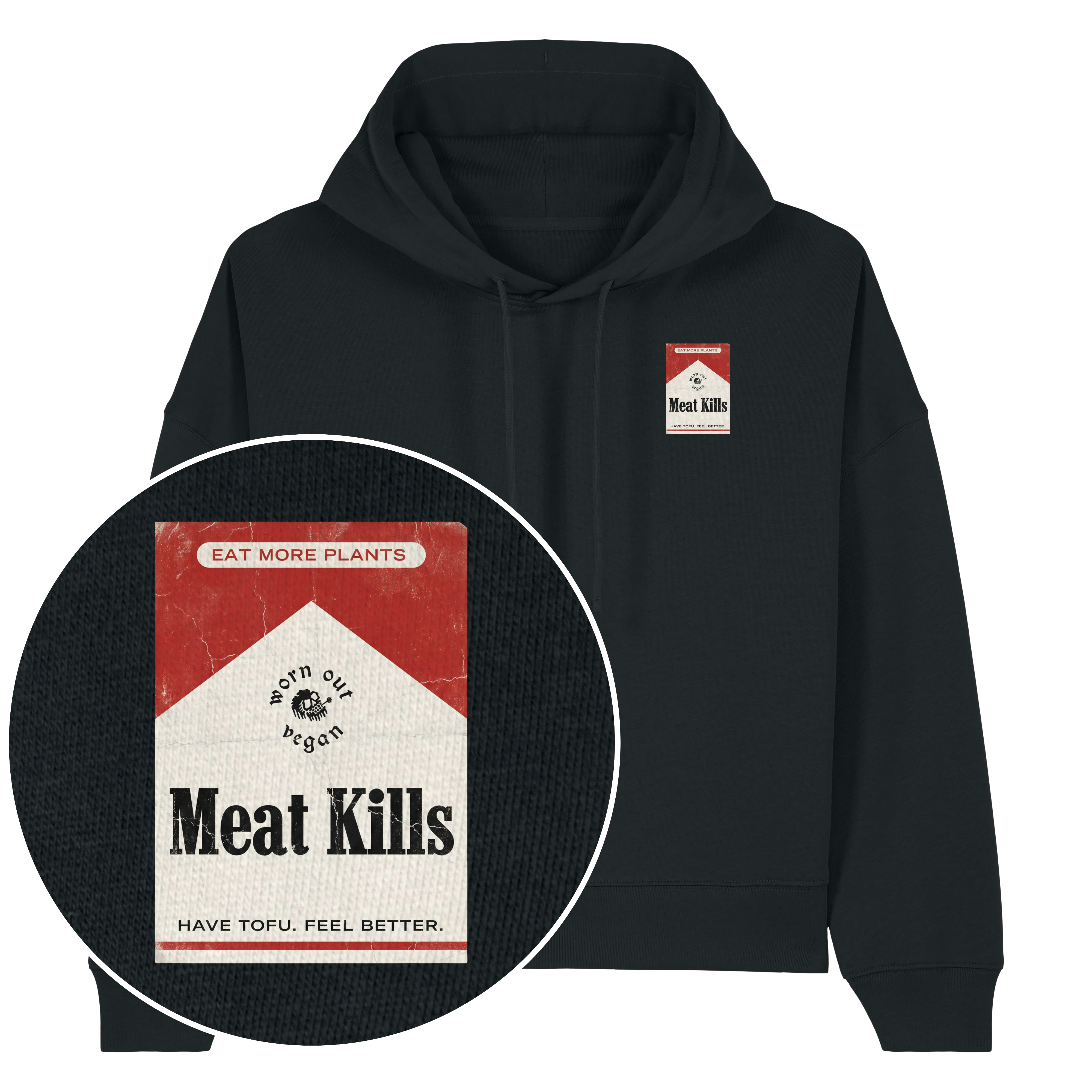 Meat Kills Women's Hoodie