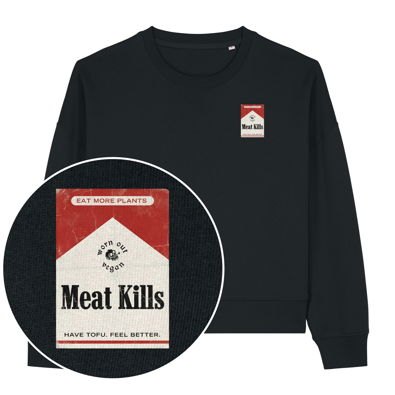 Meat Kills Women's Sweatshirt