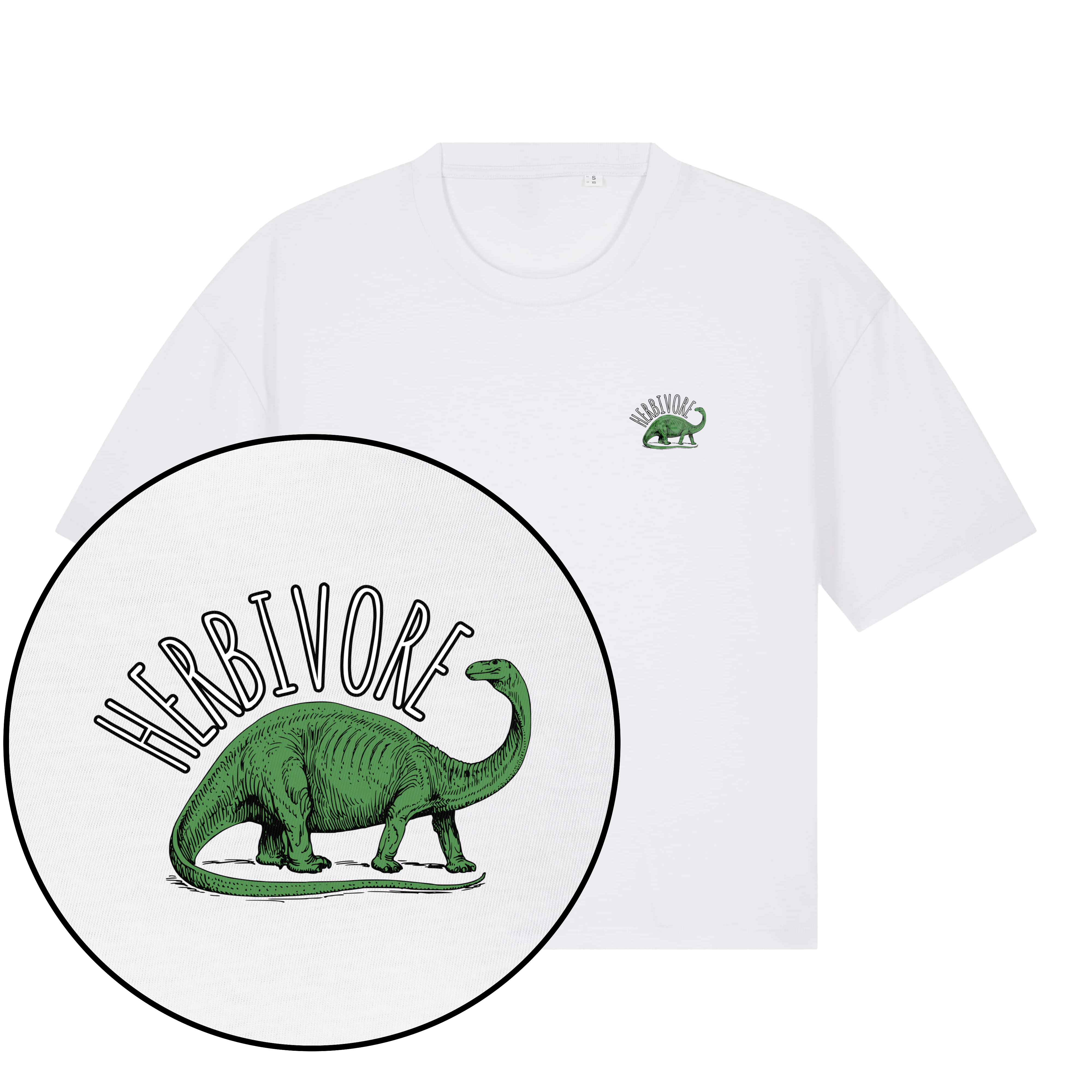 Herbivore Brontosaurus Boxy T-Shirt