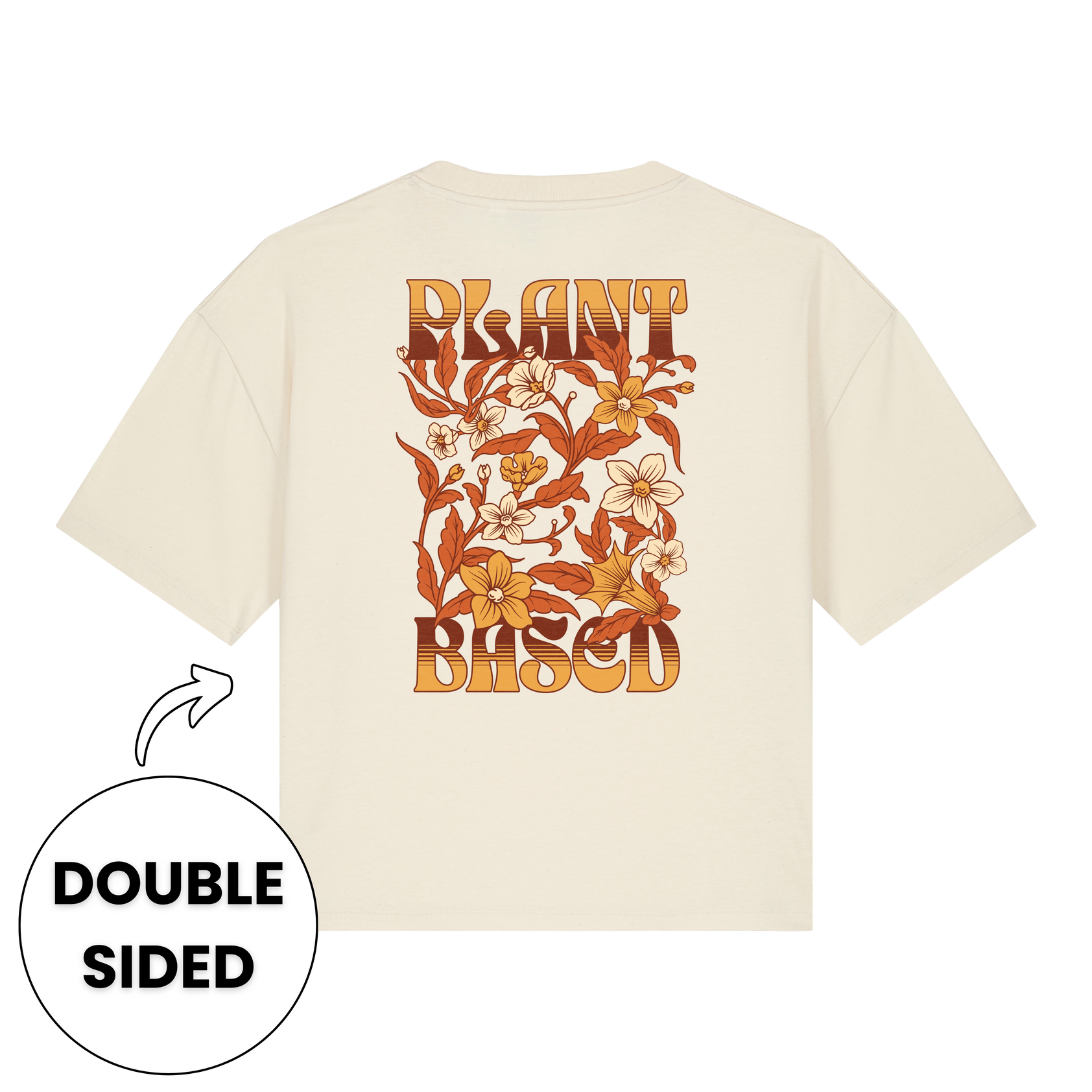 Plant-Based Flowers Streetwear Women's Boxy T-Shirt