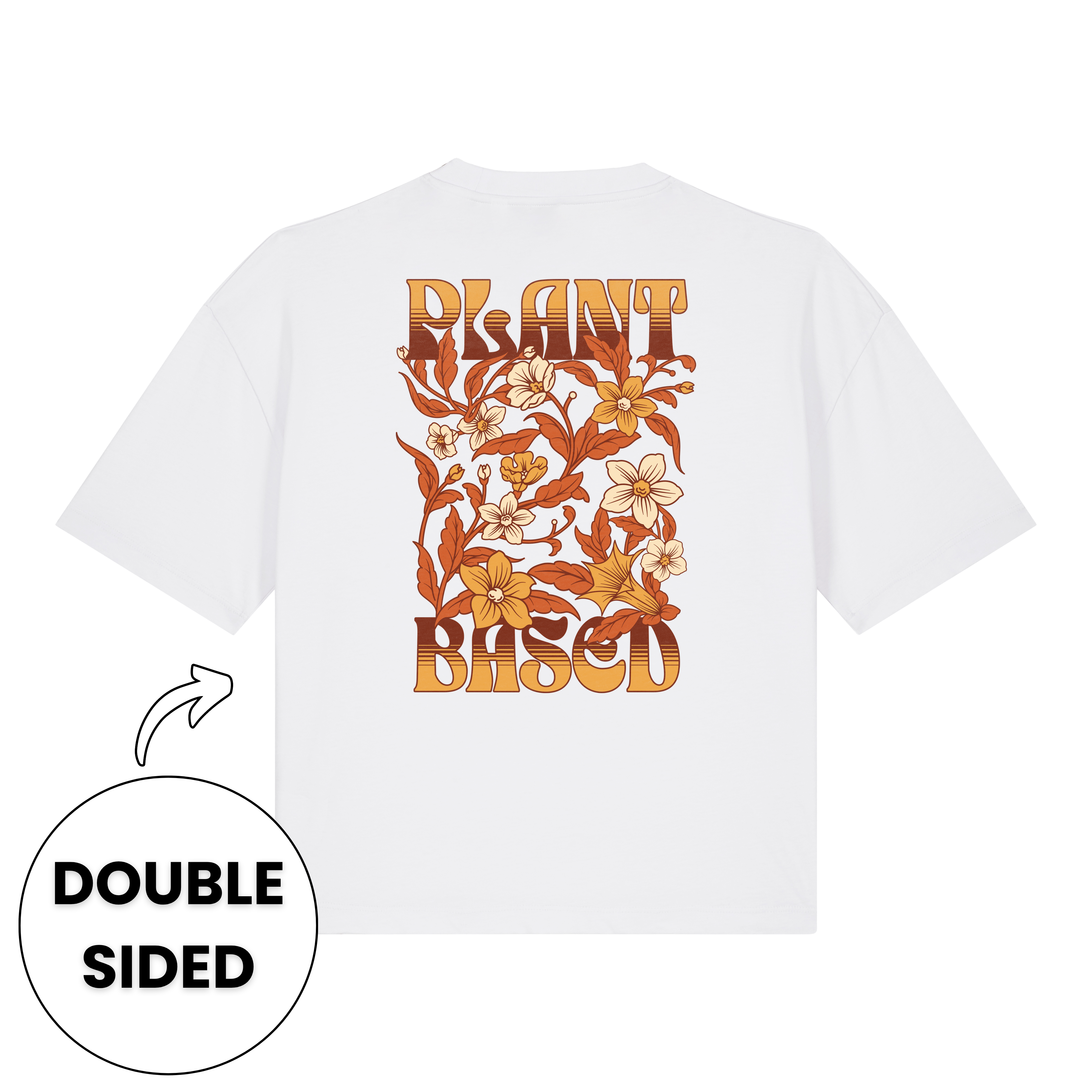 Plant-Based Flowers Streetwear Women's Boxy T-Shirt
