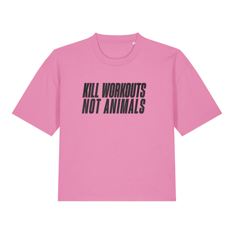 Kill Workouts Not Animals Women's Boxy T-Shirt