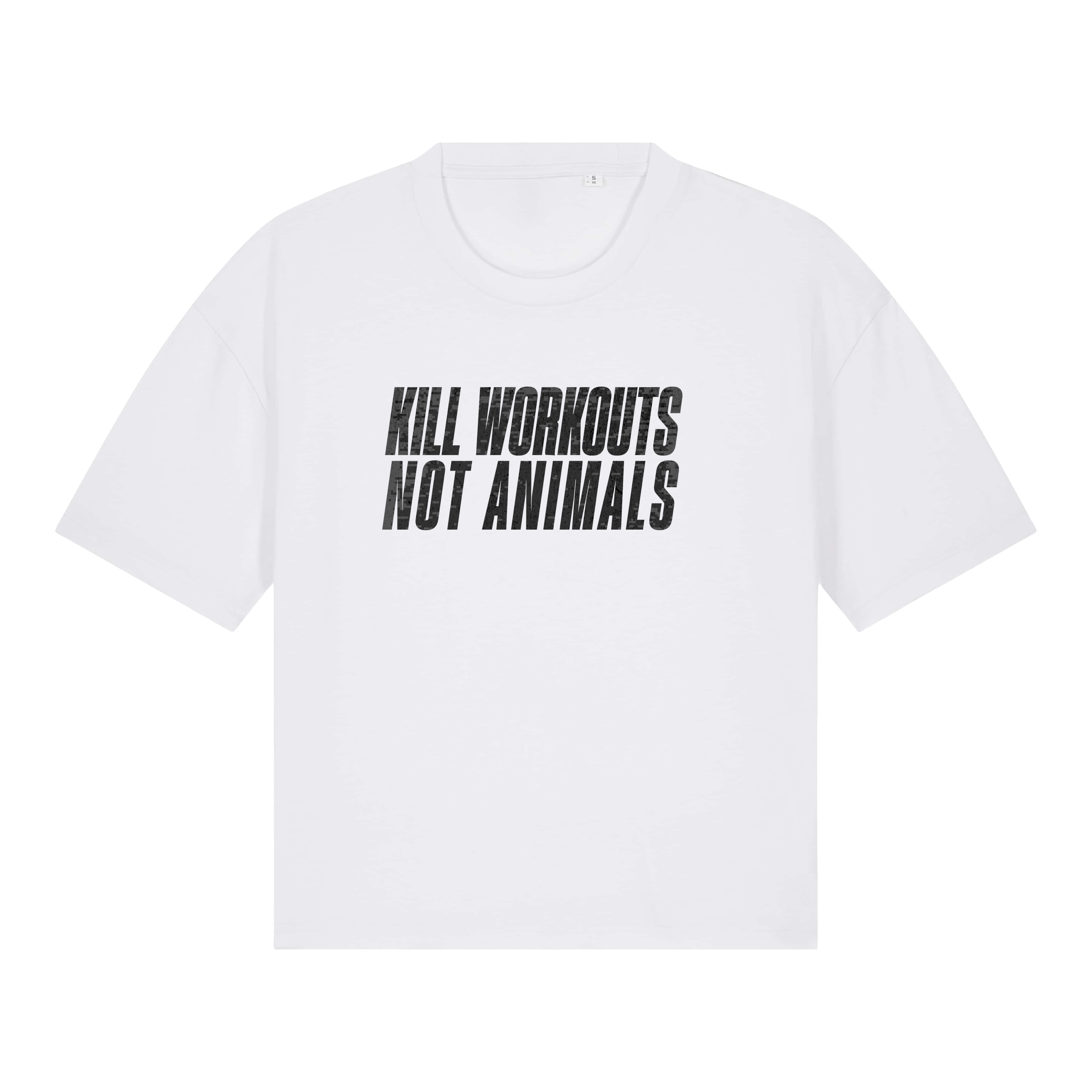Kill Workouts Not Animals Women's Boxy T-Shirt