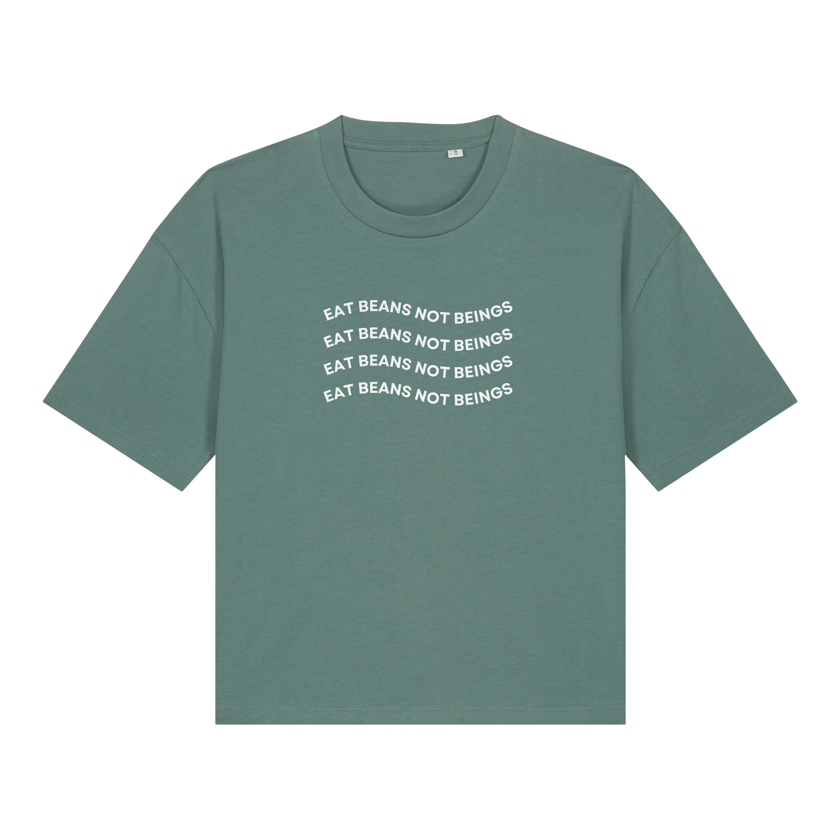 Eat Beans Not Beings Women's Boxy T-Shirt