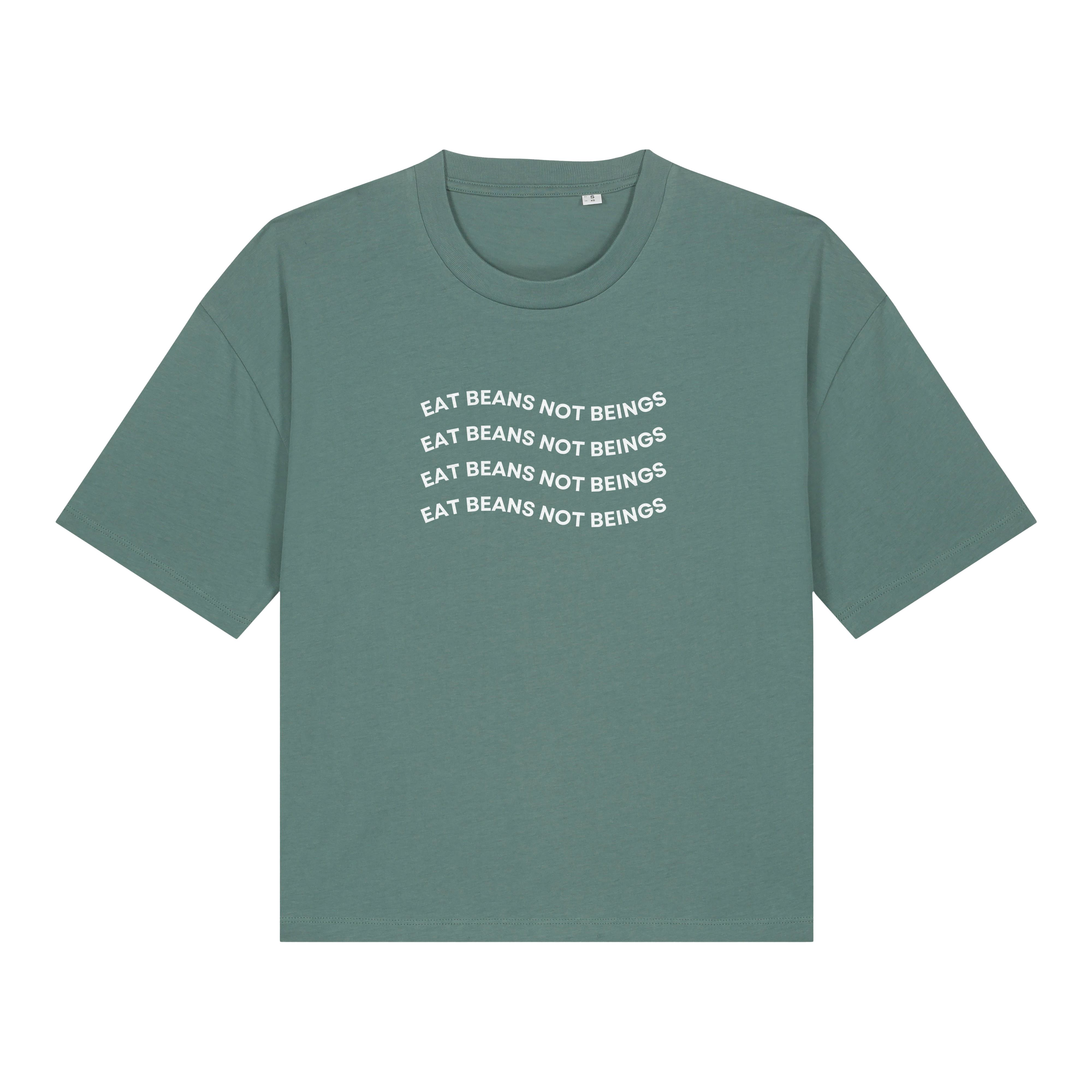 Eat Beans Not Beings Women's Boxy T-Shirt