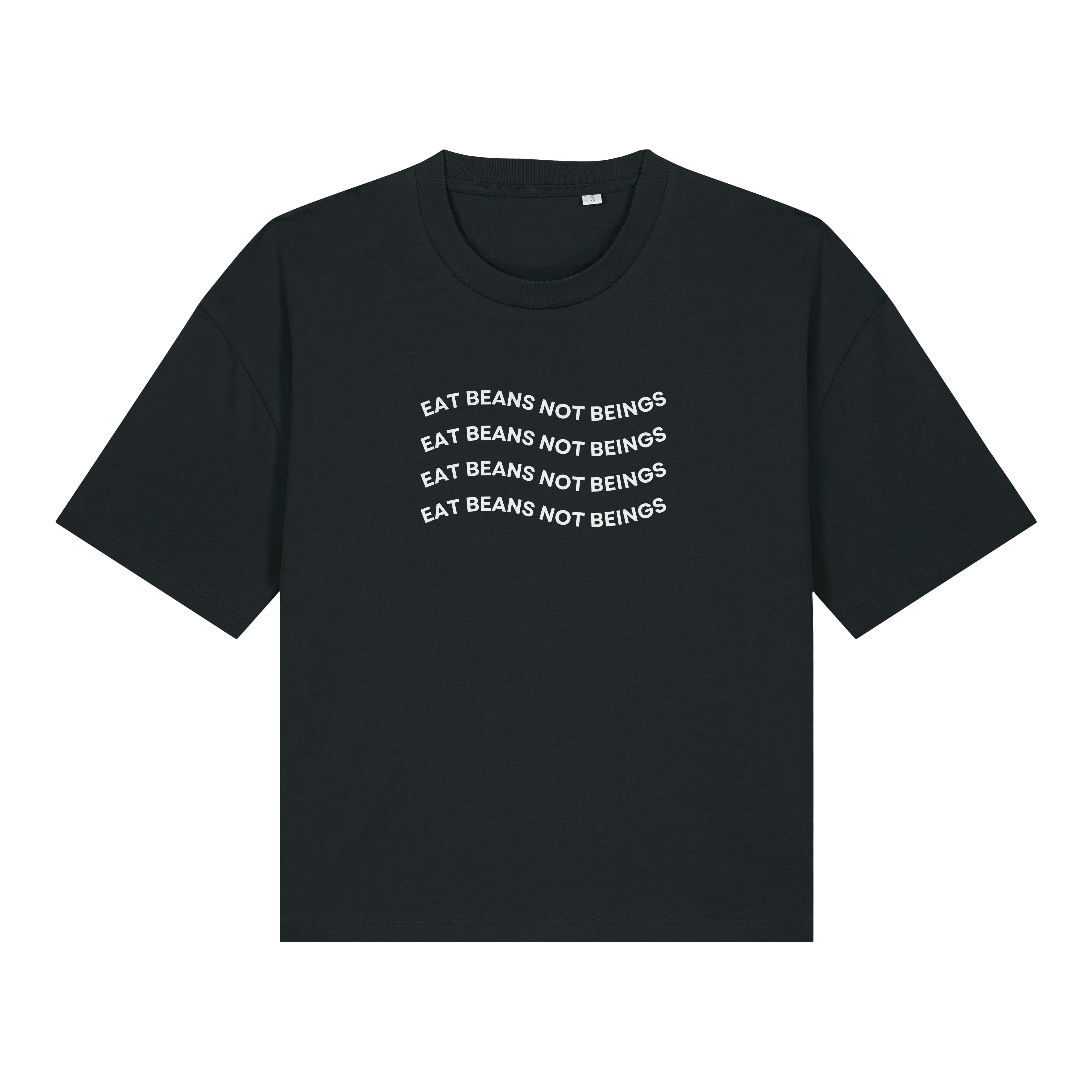 Eat Beans Not Beings Women's Boxy T-Shirt