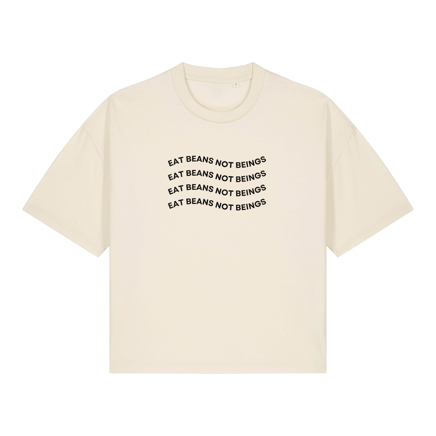 Eat Beans Not Beings Women's Boxy T-Shirt