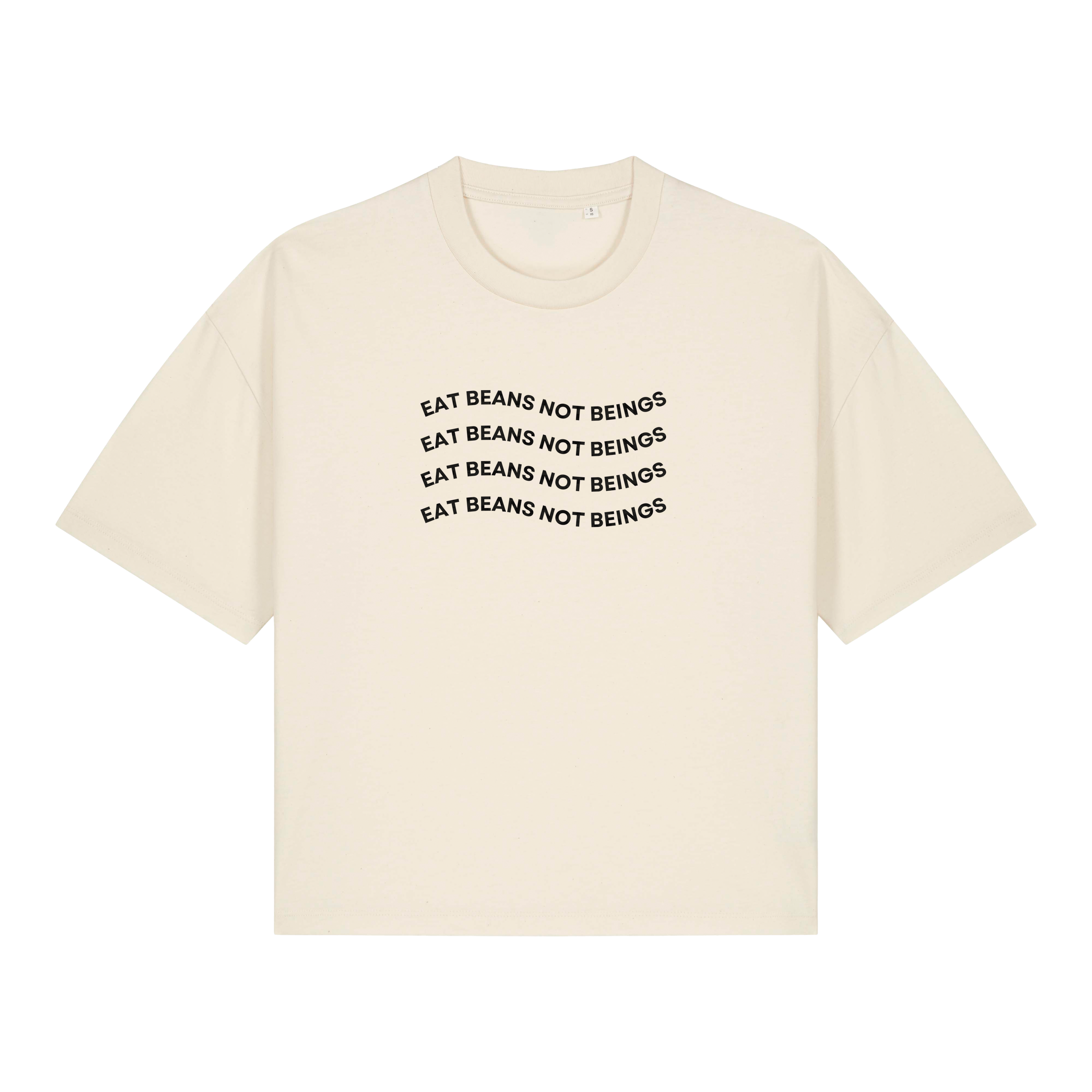 Eat Beans Not Beings Women's Boxy T-Shirt