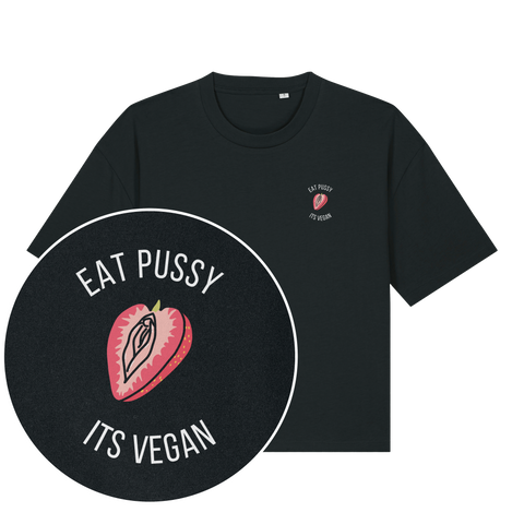 Eat Pussy It's Vegan Women's Boxy T-Shirt