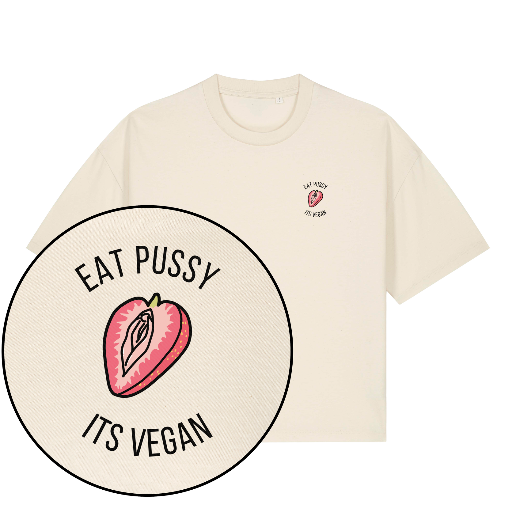 Eat Pussy It's Vegan Women's Boxy T-Shirt