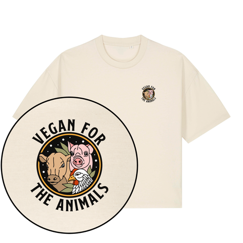 Vegan For The Animals Earthlings Boxy T-Shirt